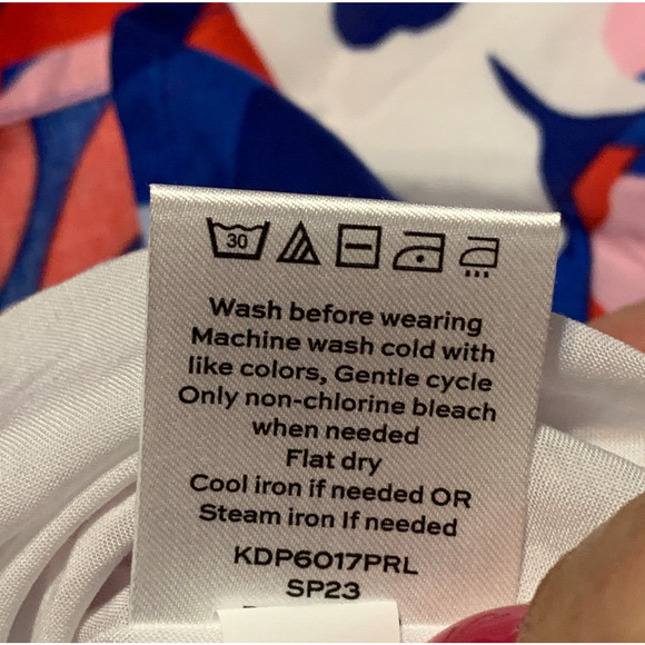 Draper James 2X Maxi Skirt A Line Gypsy Floral Pull On Pockets Ruffle Hem NWT - Picture 7 of 7